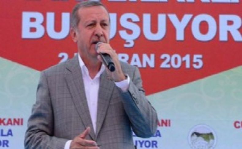 Erdoğan muhalefeti eleştirdi; AK Parti sloganı attırdı