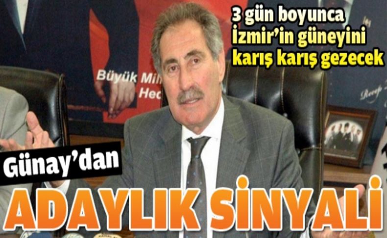 Ertuğrul Günay, İzmir adaylığına ısınıyor