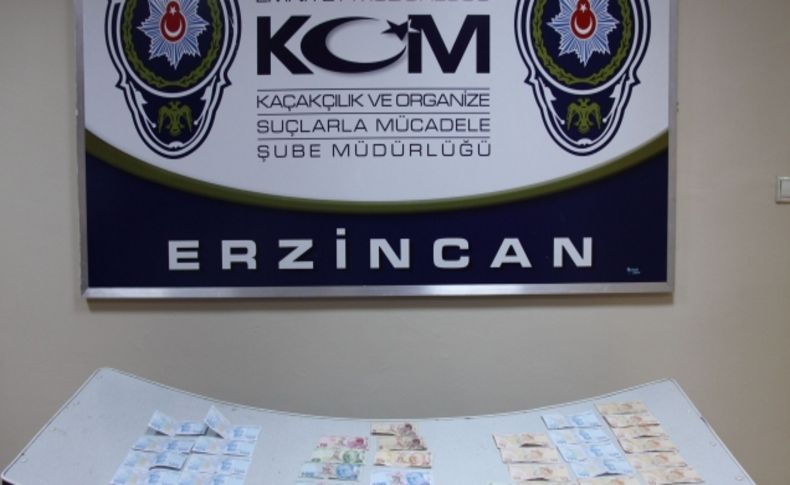 Erzincan’da sahte para operasyonu