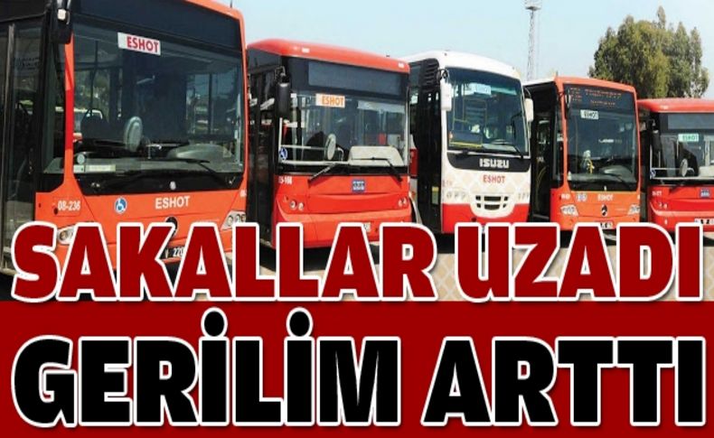 Eshot şoförlerinin sakal tepkisi 15. günü geride bıraktı