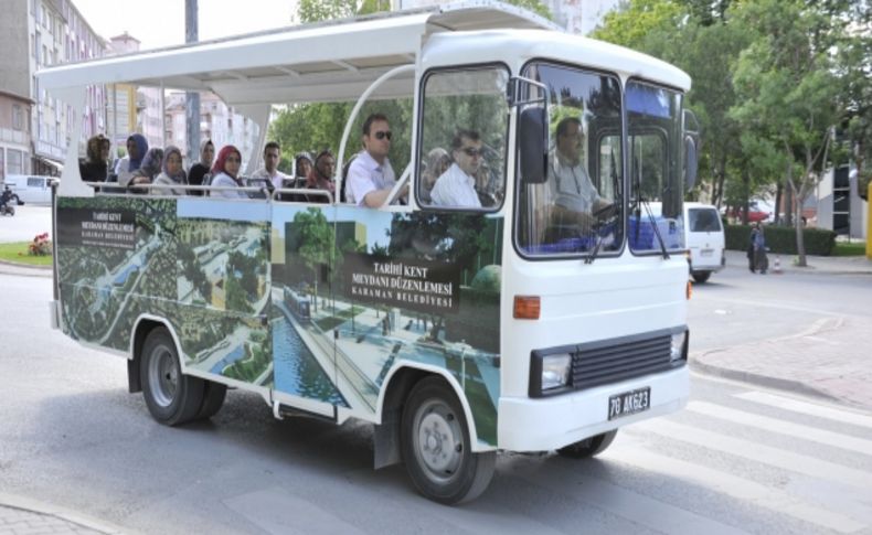 Ev hanımları Karaman'ı geziyor