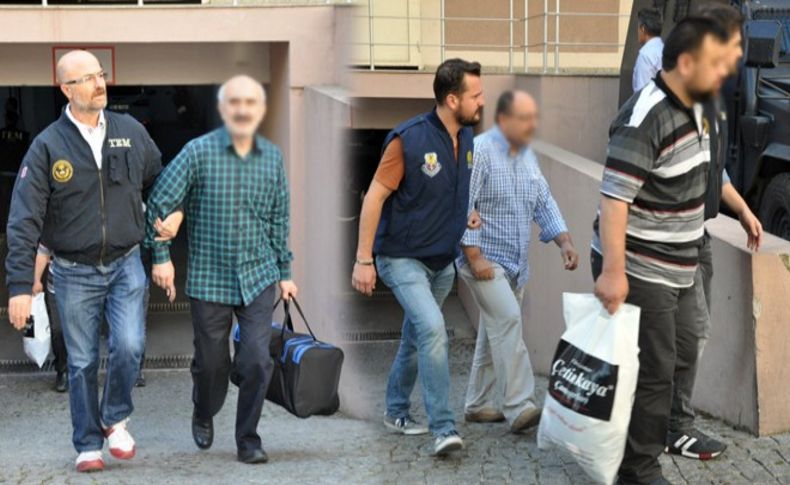 İzmir merkezli FETÖ operasyonunda gözaltına alınanlar adliyede