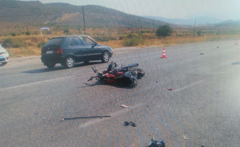 Foça’da trafik kazası: 2 ağır yaralı