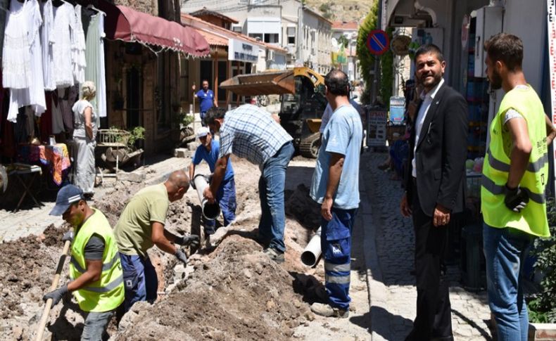 Foça’nın önemli altyapı sorunu çözüme kavuşuyor