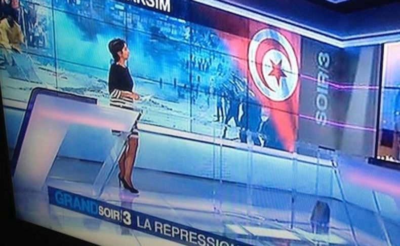Fransa kanalında Türk bayrağı skandalı