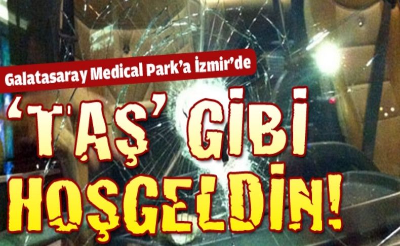 Galatasaray Medical Park kafilesine taşlı saldırı