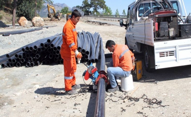 GATAB, Beldibi’ndeki alt yapı çalışmalarını sürdürüyor