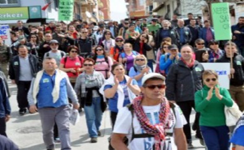 ​Gaziemir'de taş ocağı ve zeytin katliamına tepki