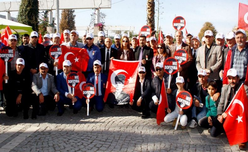 Gazilere yapılan saldırıya İzmir'den tepki