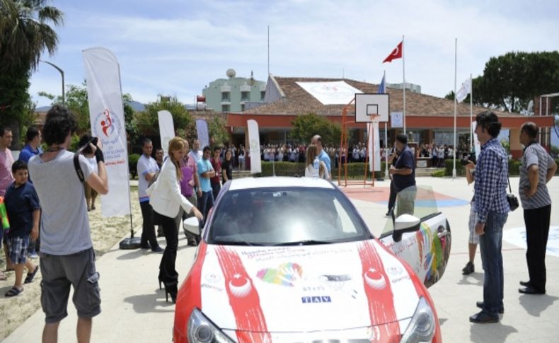 Gençlik kampında gençlerin ralli şovu ilgiyle izlendi