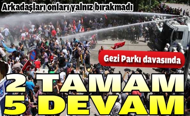 Gezi davasında tahliye