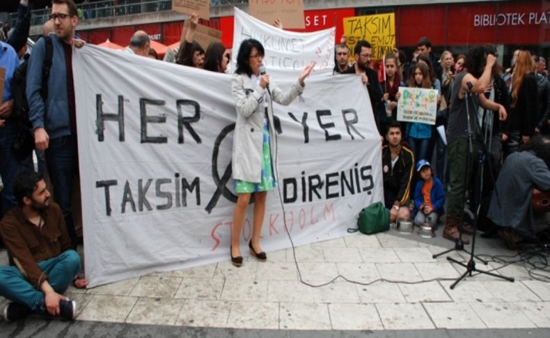 Gezi Parkı gösterisinde Türkiye karşıtı milletvekiline alkış