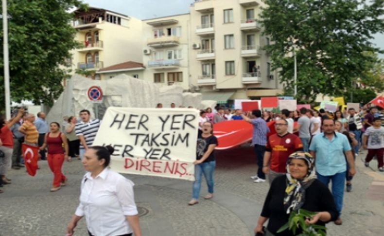 Gezi Parkı'na bir destek de Selçuk'tan