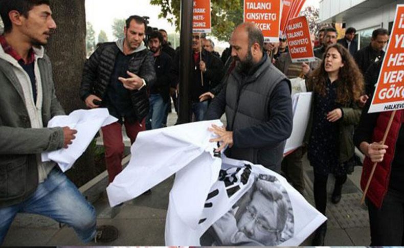 Gökçek'in istifası öncesi Ankara'da protesto