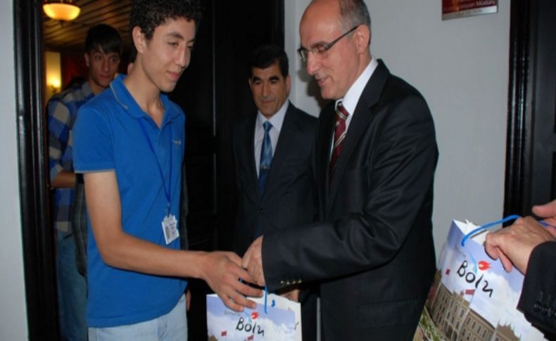 ‘Gönüller Bir Olsun’ projesi kapsamında 44 öğrenci Bolu'ya geldi