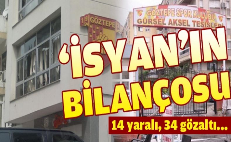 Göztepe taraftarının öfkesinin boyutları gün ışığıyla ortaya çıktı