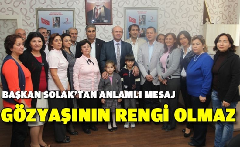 Gözyaşının rengi olmaz