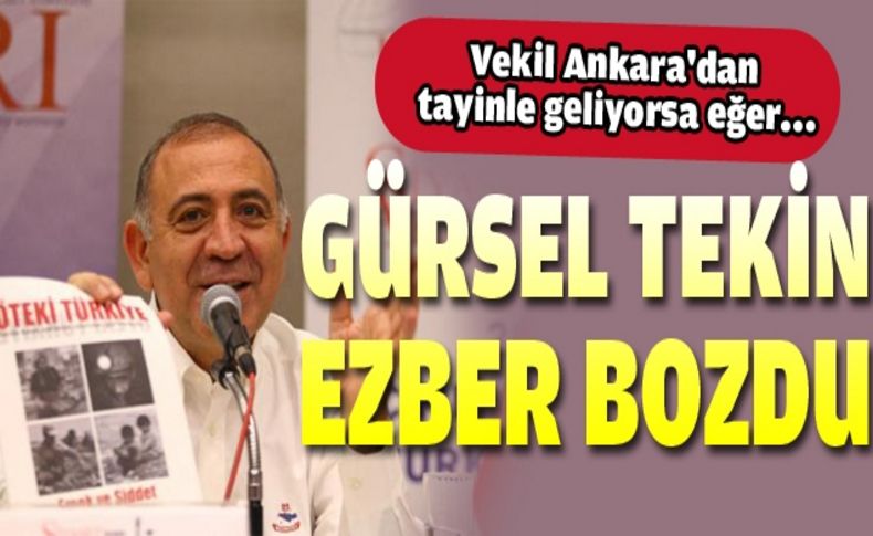 Gürsel Tekin'den demokrasi vurgusu