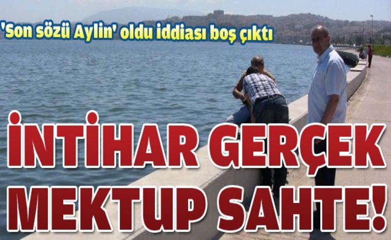 Güvenlik güçleri Balçova'daki intiharın sırrını çözdü