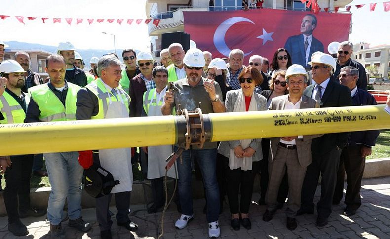 Güzelbahçe’de doğal gaz sevinci