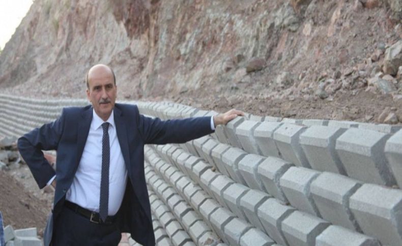 Harput yolu şev taşıyla koruma altına alınıyor