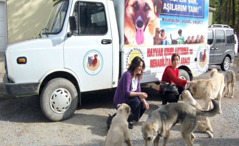 Hayvanlar için acil yardım aracı tahsis edildi