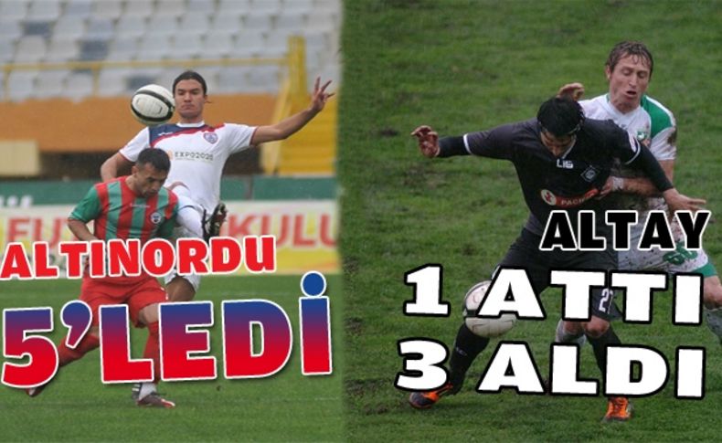 Hem Altay hem Altınordu taraftarlarını sevindirdi