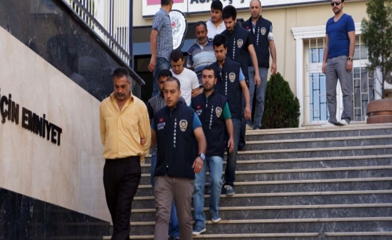 Hırsızlık şebekesi zanlıları adliyede
