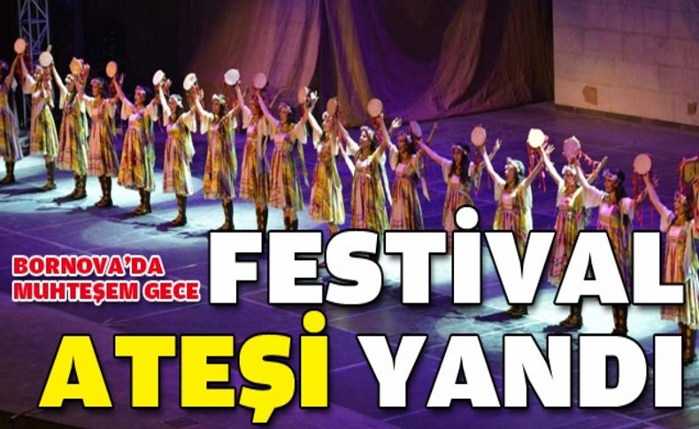 Homeros Festivali Anadolu Ateşi'nin gösterisiyle başladı