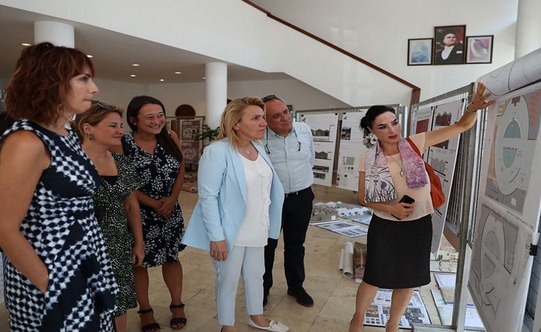 İEÜ öğrencilerinin tasarımları Urla’da sergileniyor