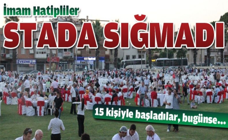 İmam Hatiplilerden 3 bin kişilik iftar