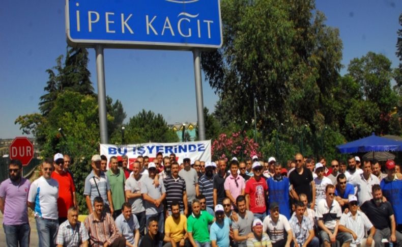 İpek Kağıt’ta grev var