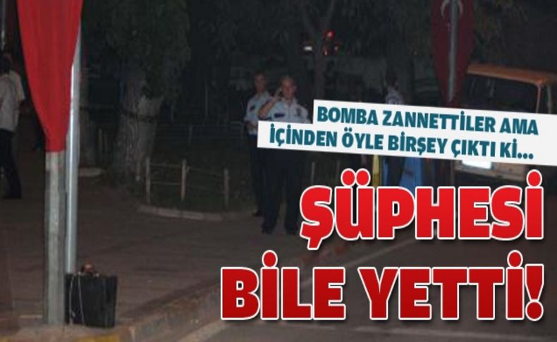 İşlek cadde üzerine bırakılan şüpheli çanta korkuttu