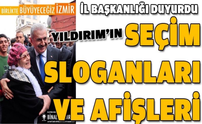 İşte Yıldırım'ın afişleri ve sloganları!