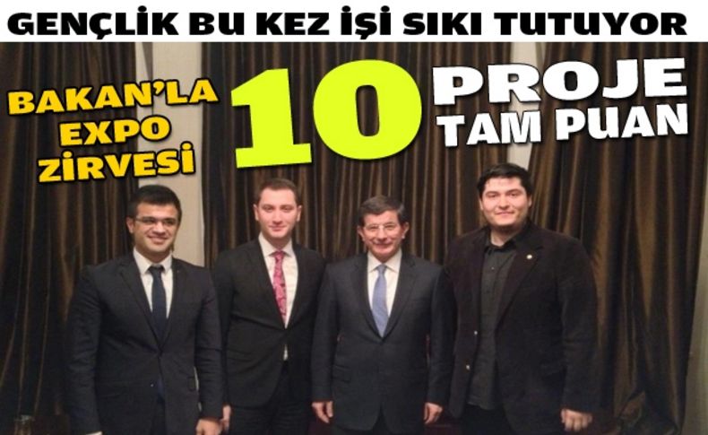 İZGED ve Davutoğlu'ndan mini EXPO zirvesi