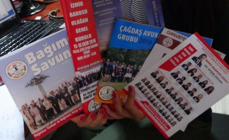 İzmir Barosu'nda seçim heyecanı başladı