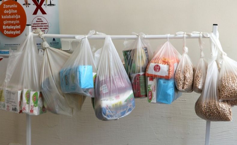 İzmir'de 'askıda gıda' uygulaması ihtiyaç sahiplerine umut oldu