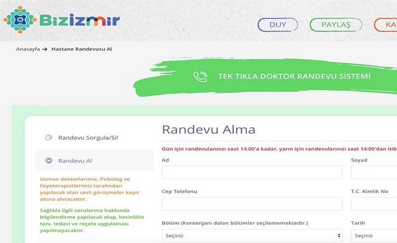 İzmir’de doktor danışma hattı devrede