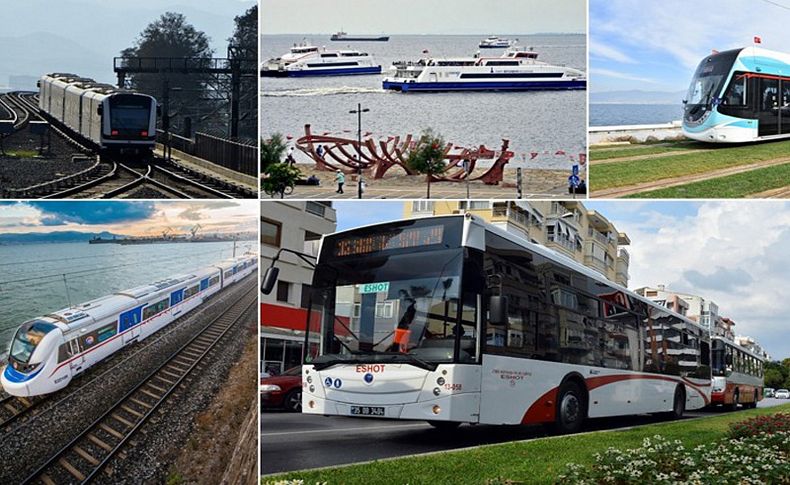 İzmir’de hafta sonu için toplu ulaşım planlandı