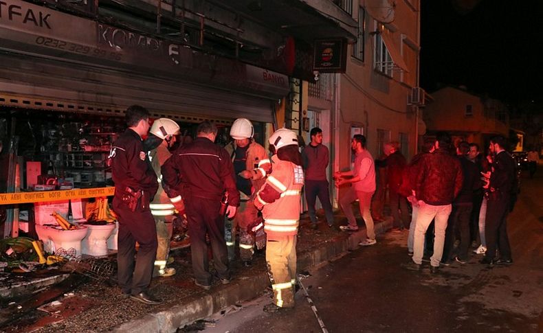 İzmir'de hırdavat dükkanında yangın: 1 ölü