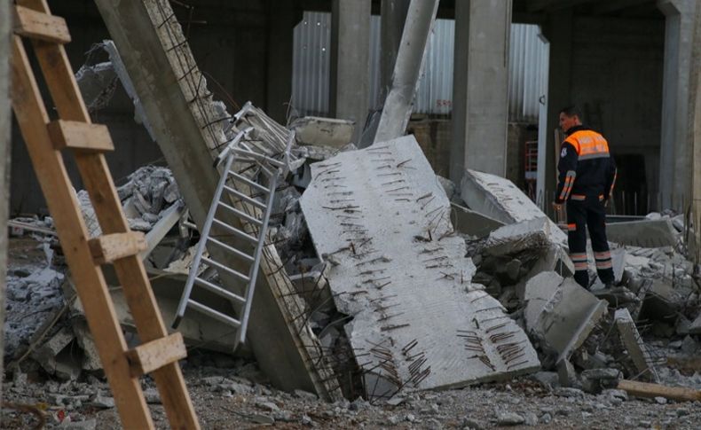 İzmir'de inşaatta kaza: 1 ölü, 1 yaralı