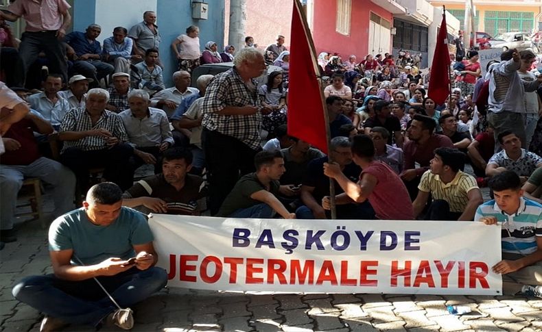 İzmir'de jeotermal sondajına tepki