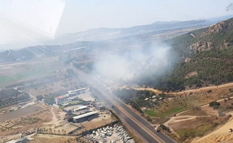 İzmir'de orman yangını