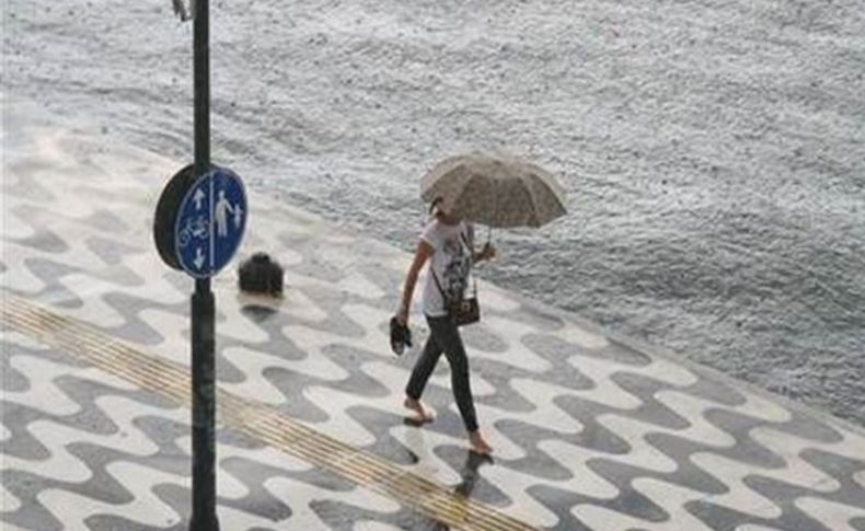 İzmir'e sağanak yağmur geliyor