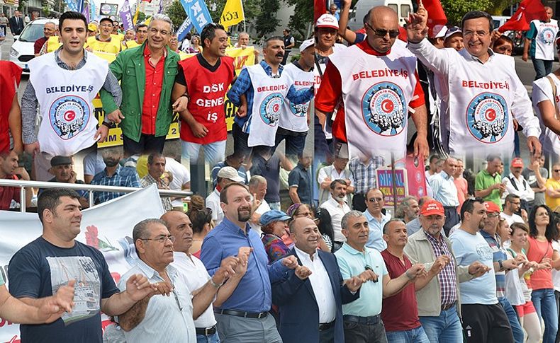 İzmir'in ilçe belediyelerinde 1 Mayıs coşkusu