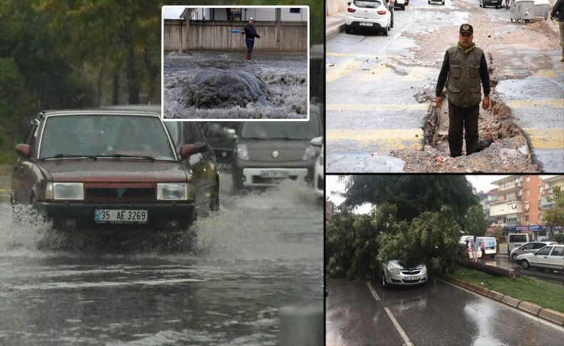 İzmir yağmura teslim