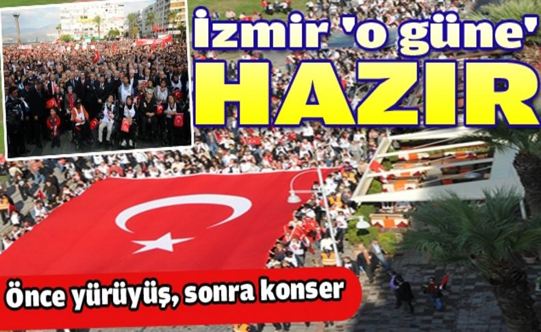 İzmir “Ata’ya saygı” için yürüyecek