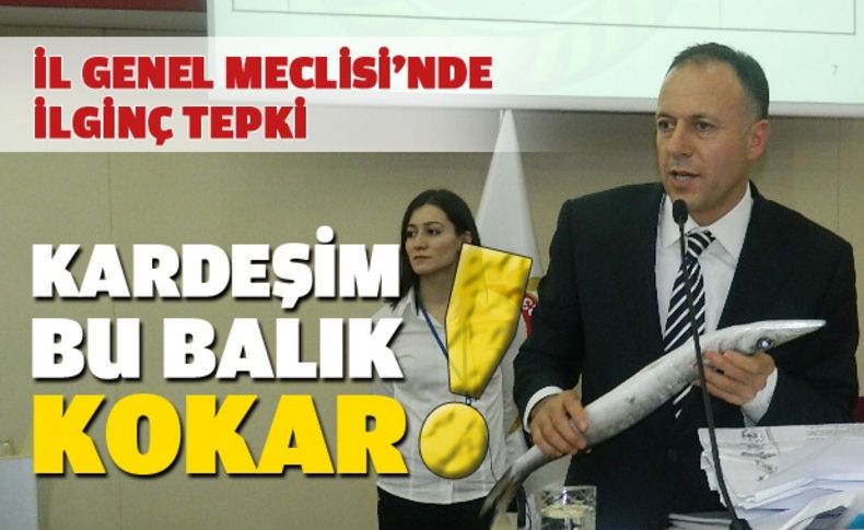 İzmir İl Genel Meclisi’nde Turna'lı tepki