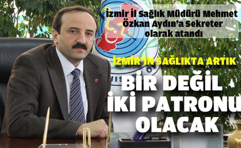 İzmir İl Sağlık Müdürü Mehmet Özkan Aydın’a Sekreter olarak atandı
