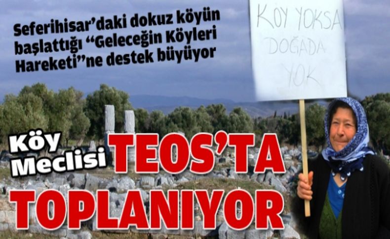 İzmir Köy Meclisi Seferihisar Teos’ta Toplanıyor